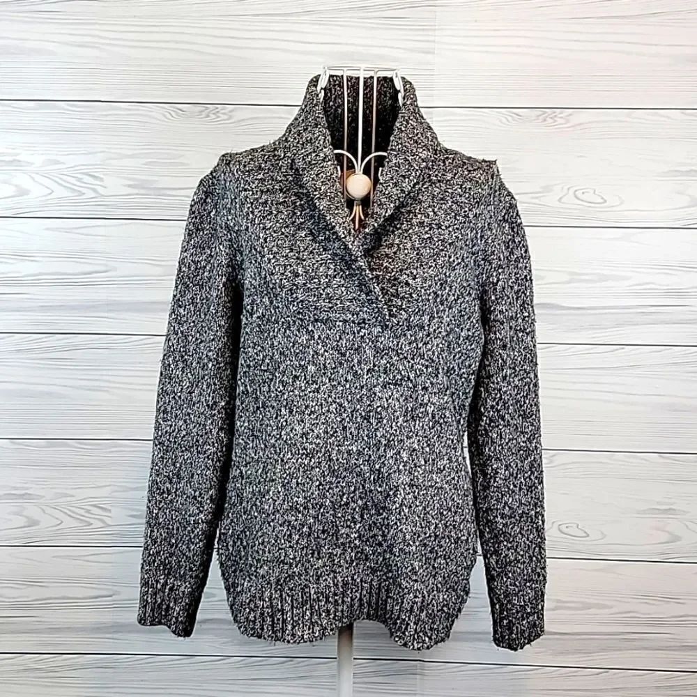 Covington pullover sweater in marled grey Size S